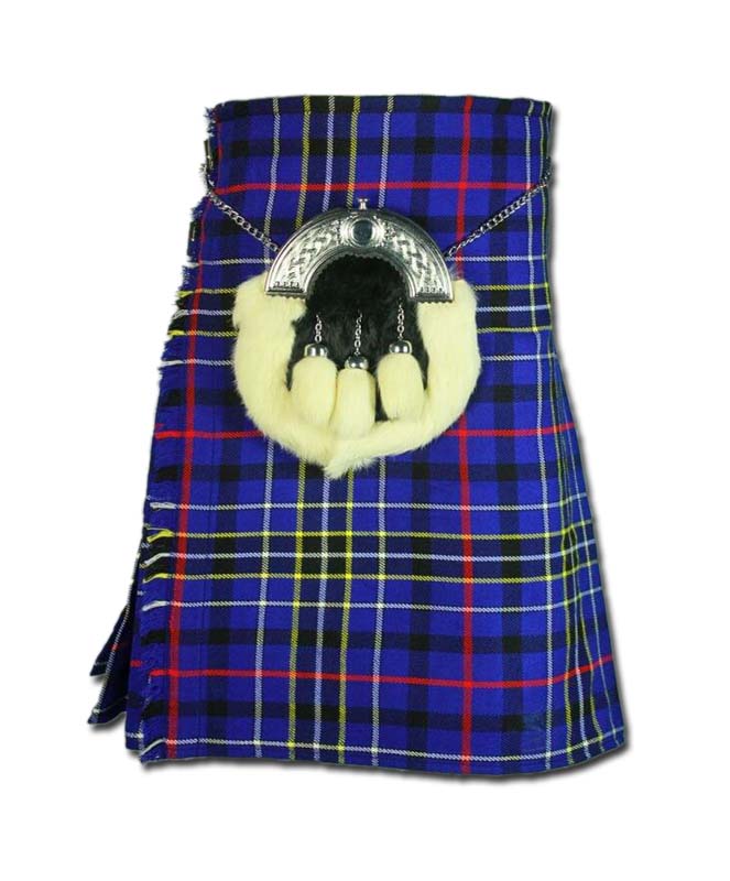 blue tartan kilt