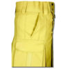 Slash Pocket Kilt for Elegant Men yellow