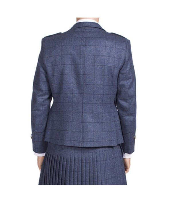 argyle tweed kilt jacket