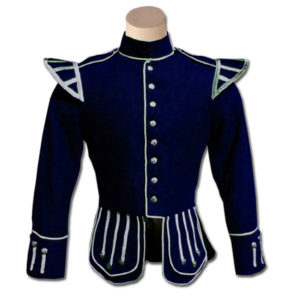 Navy Blue Highland Drummer Doublet jacket