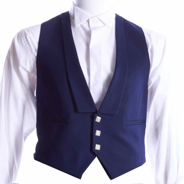 Prince-Charlie-vest-with-three-buttons-Navy-blue-