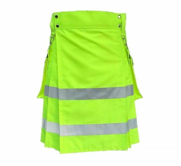 Florescent Kilt with Detachable Pockets all around reflector