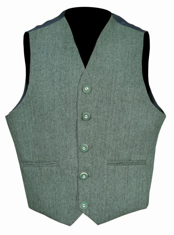 Lovat-Green-Tweed-Argyle-Kilt-Jacket-With-5-.Button-Vest