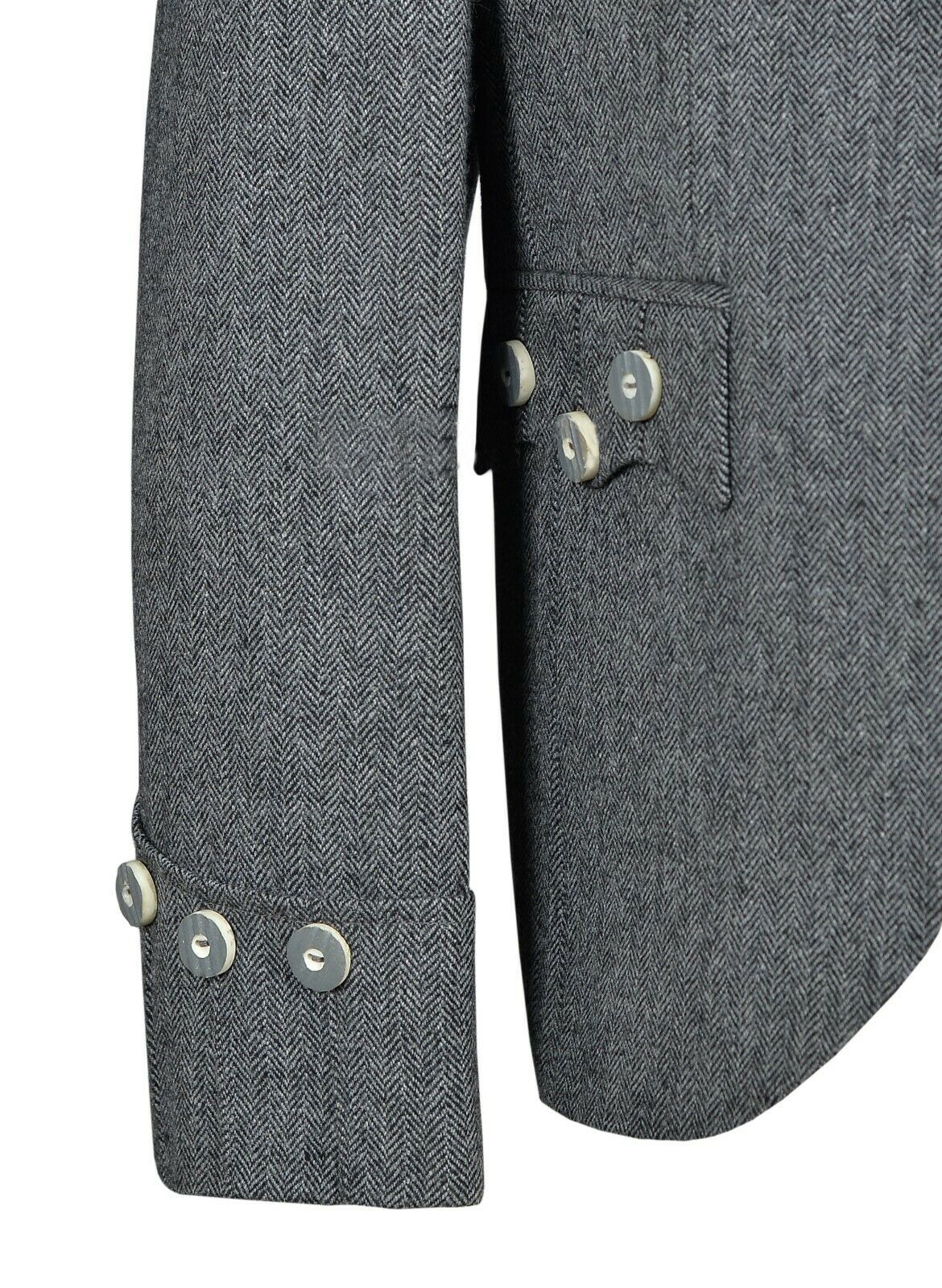 Men S Tweed Crail Highland Kilt Jacket And Waistcoat Scottish