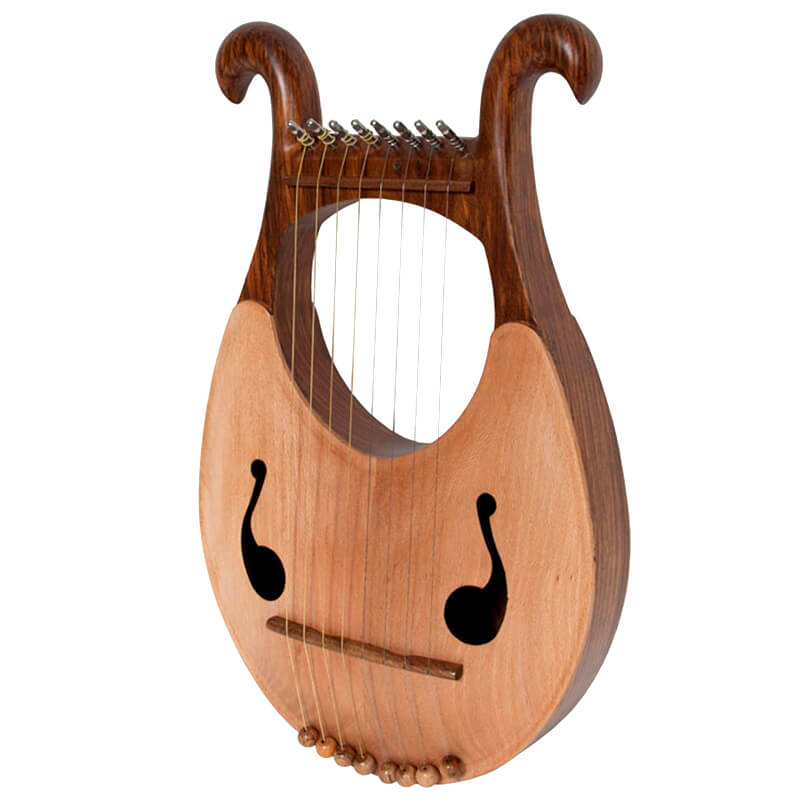 Lyre Harp 7 String Musical Instrument Pentatonic Ash Handcarved Waldorf ...