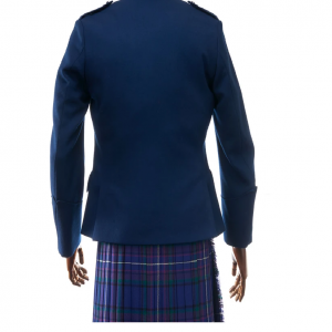 Mens Contemporary Blue Argyll Jacket & Waistcoat