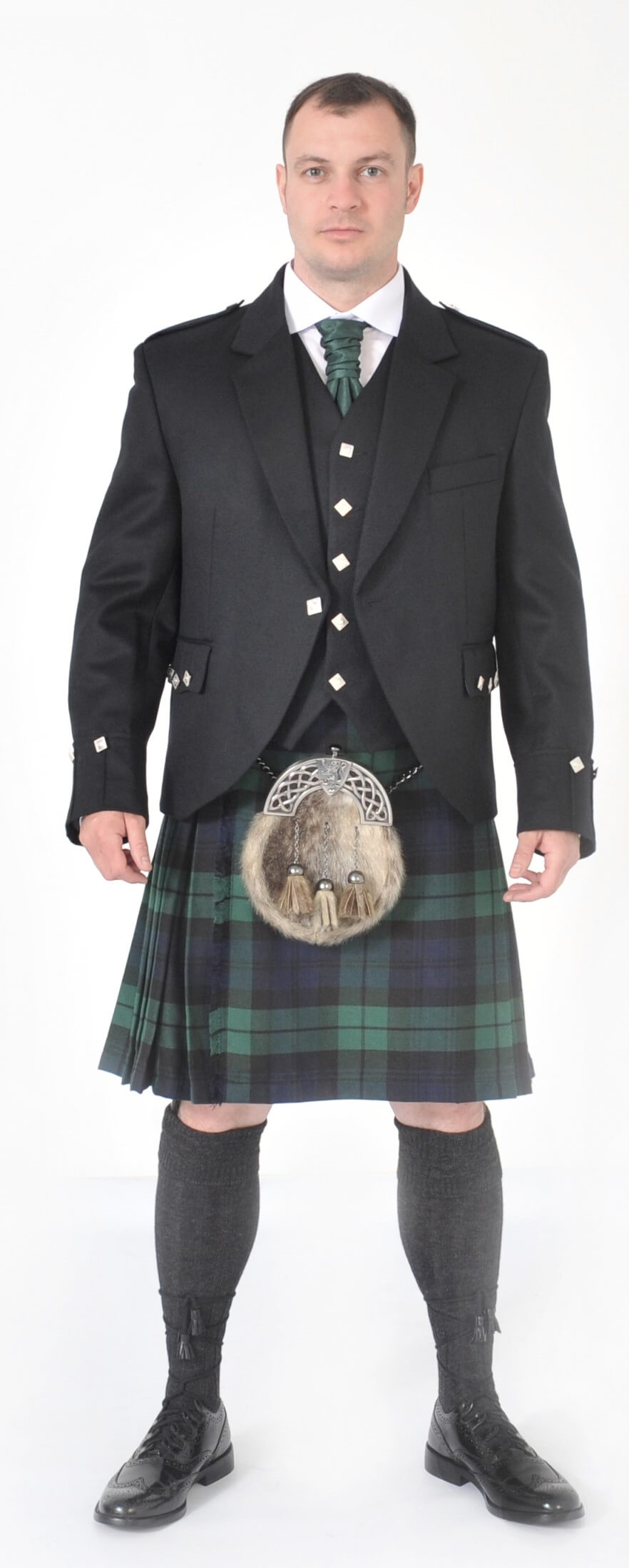 Scottish 8 Yard Black Watch Kilt outfits - Ayaan Products