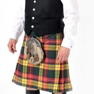 Scottish Men's Argyle Jacket Custom Made 8 Yard Kilt Outfit Package 40 Tartans 