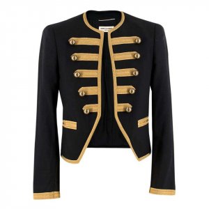 Men’s Wool Embroidered Officer Jacket