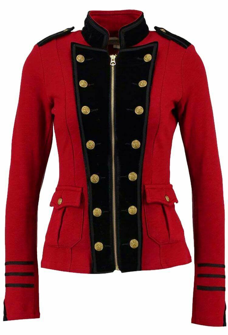 New Red Ladies Officer's Jacket Wool Coat all Braid Jacket