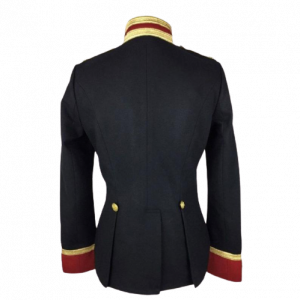 Women Wool Military hussar Jacket Army Officer Band Coat Trench Jacket