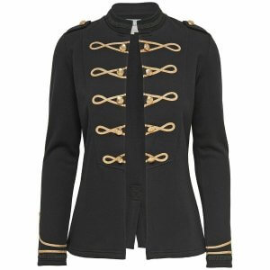 Black Ladies Officer’s Jacket WOOL Jackets Ralph Lauren Braid Jacket