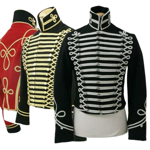 Hussars Pelisse (Plain) British war jacket civil war jacket