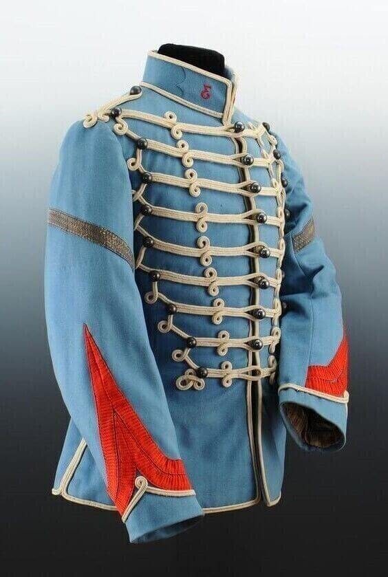 New Hussar De Senlis Model 1872 Modified 1887-1899 Blue Coat With Expedited Ship