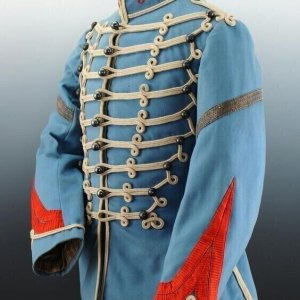 New Hussar De Senlis Model 1872 Modified 1887-1899 Blue Coat With Expedited Ship