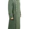 WW2 Army German M44 Flied Grey General Greatcoat Repro Army Trench Coat2
