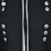 100% Wool New Scottish Black Military Piper Drummer Doublet Tunic Jacket 3
