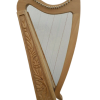 22 Strings Ash wood Celtic Irish Harp, Carry bag & Book1