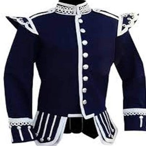 Blue Piper Military Drummer Doublet Jacket