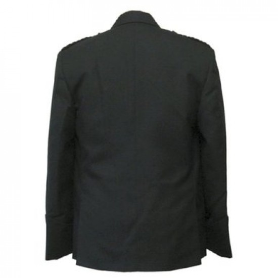 Black Scottish Kilt Argyll Jacket & 5 Buttons Waistcoat3