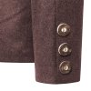 Brown German Bavarian Jacket Austrian Traditional Tyrol Loden Blazer Wool Jacket3
