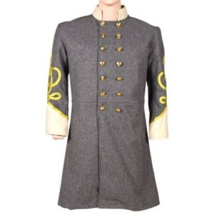 Civil War Confederate General’s Double Breasted Frock Coat