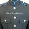 Class A Honor Guard Kilt Jacket Black Blue 2