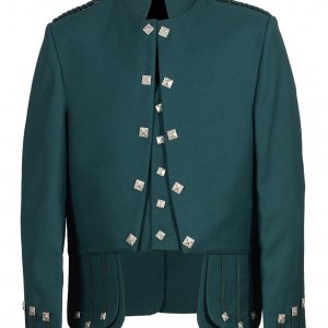 Green Sheriffmuir Doublet Jacket with Waistcoat