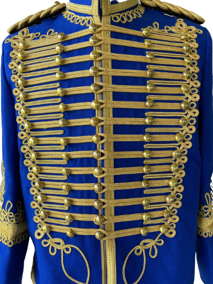 Hussar Jacket Coat Napoleonic Military General Officers Tunic with Aiguillette1