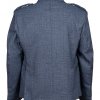 Men Gray Wool Argyle Jacket and with Five Button Waistcoat1