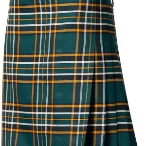 Men's 100% Wool Scottish Kilt 8 Yard Adjustable Leather Straps Irish Heritage Formal Wear1