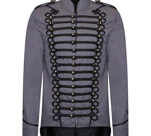 Men’s Gothic Tailcoat Parade Jacket Marching Band Drummer Costume