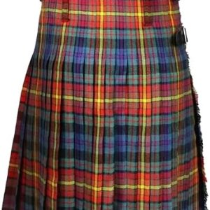 Men's LGBT Pride Tartan Kilt Active Wedding Kilt Steampunk-Scottish Fashion Modern Highlander Kilt1
