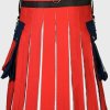 NORWEGIAN FLAG COTTON HYBRID UTILITY KILT FOR MAN1