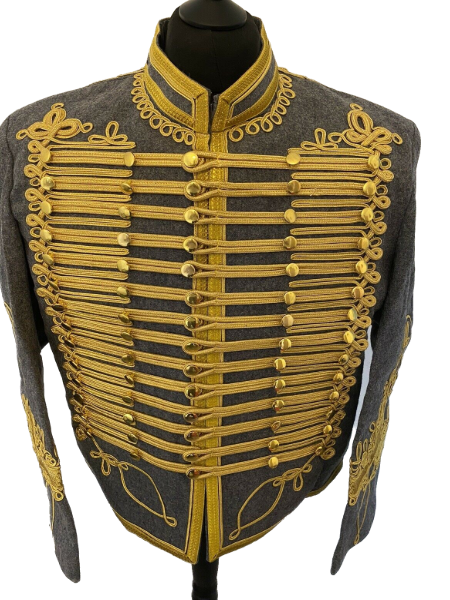 New Napoleonic Hussar Uniform Miltary Style Tunic Pelisse Jimmi Hendrix