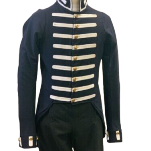 Pre-Civil War, M-1832 style Militia "Legion" Tailcoat, Navy Blue Tunic Wool Coat