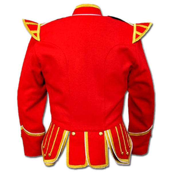 Red Highland Drummer Doublet jacket2