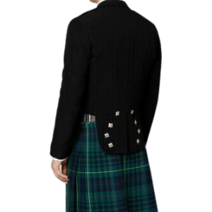 Scottish Mens Prince Charlie Kilt Jacket with Waistcoat Vest
