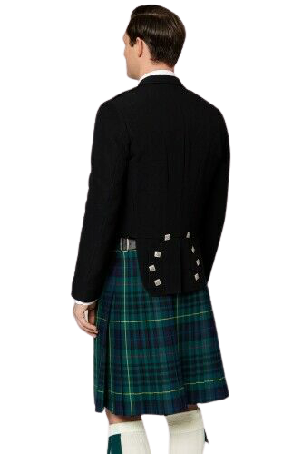 Scottish Mens Prince Charlie Kilt Jacket with Waistcoat Vest1