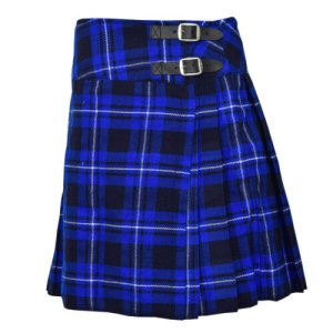 Scottish women’s skirt Mini Gallaecia National Kilt 16″ and 20″ Scottish pleated