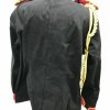 Steampunk Men’s Military Jacket Gold Bullion Ribbons Hussar1