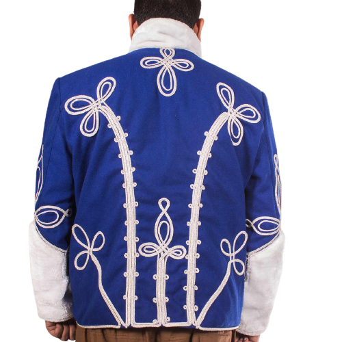 Stylish blue Napoleonic uniforms – Napoleonic Prussian Hussars jacket Pelisse1