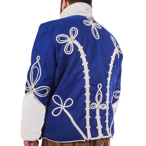 Stylish blue Napoleonic uniforms – Napoleonic Prussian Hussars jacket Pelisse2