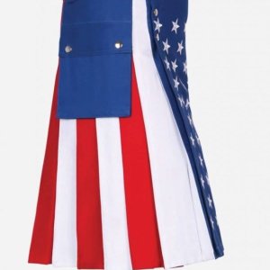 US American Flag Hybrid Utility Kilt Modern Design