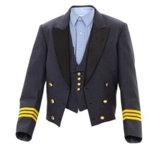 WW2 British RAF officers mess dress tunic Jacket and waistcoat