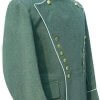 WWI German Empire white pipped Officer Flied Grey Tunic Jacket High Quality1