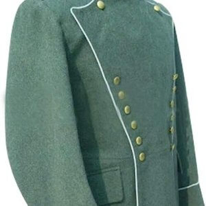 WWI German Empire white pipped Officer Flied Grey Tunic Jacket High Quality