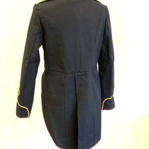 Women’s Ring Master Hussar Officers Black Red Tail Coat1