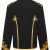 MEN’S ADAM LUXE MILITARY DRUMMER BLACK PARADE JACKET 1