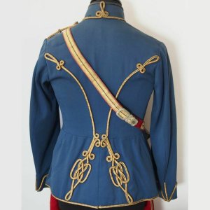 New Men Blue cavalry captain of the Austro-Hungarian Hussar Regiment Jacket